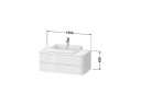 Тумба подвесная DURAVIT HAPPY D.2 Plus HP496106060