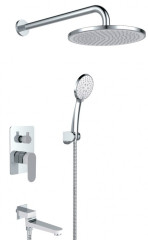 283563-F Встроенный смес для душа с 3-функ. (ХРОМ.БЕЛЫЙ) ViEiR  (6/1шт)