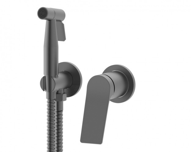 343553-G Комплект скрыт. монтажа для биде квадрат. (ГРАФИТ) ViEiR  (10/1шт)