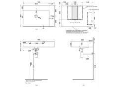 Раковина подвесная CIELO ENJOY EJLA70SF AN