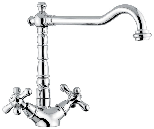 Emmevi Deco Old, смеситель для кухни, цвет хром-золото