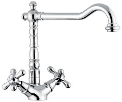 Emmevi Deco Old, смеситель для кухни, цвет хром-золото