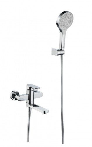 06132 Смеситель од. для ванны кор. (ХРОМ)  GANZER  (8/1шт)