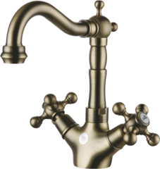 09012-D Смеситель для умыв. БРОНЗ "GANZER" (10/1шт)