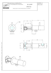 Graffio, комплект круглого гигиенического душа с прогрессивным картриджем, цвет матовое золото