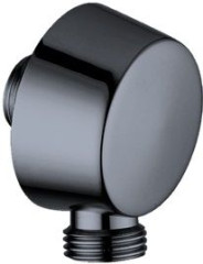 Шланговое подключение Paffoni Lusso ZACC130NKN никель черный брашированный