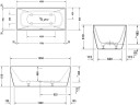 Ванна отдельностоящая DURAVIT DURASQUARE 700430000000000