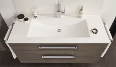 Puris Cool line, раковина из минерального литья 1200 мм, цвет белый