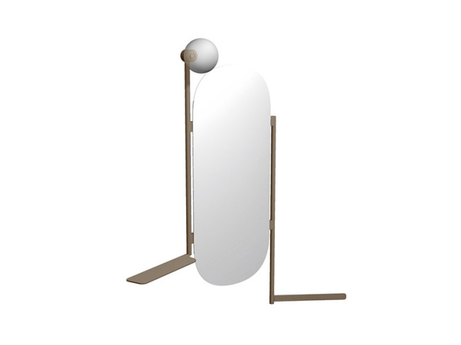 Зеркало c полотенцедержателем Scarabeo DIVA 2704/TRT