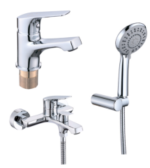 063571 Душевой набор (2в1 ван.кор.+рак.) для ванны  ViEiR (8/1шт)