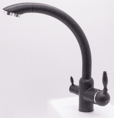 15003-C1 Смес. для кухни под фильт. выс. C-обр. (ЧЕРН/ОНИКС) ViEiR (10/1шт)