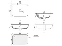 Раковина встраиваемая CIELO ENJOY EJLASPR CP