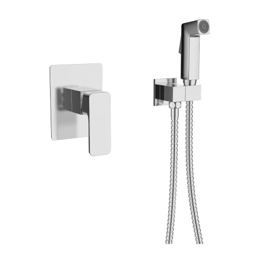 113551 Комплект скрыт. монтажа для биде квадрат. (ХРОМ) ViEiR  (10/1шт)