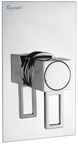 Emmevi Siris, однорычажный встраиваемый смеситель для душа, ручка со стержнем, цвет хром