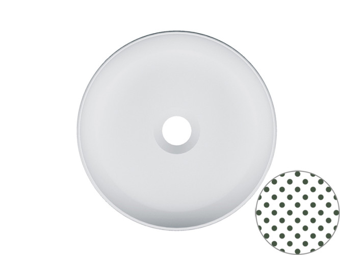 Раковина накладная Scarabeo GLAM 1808/SEV