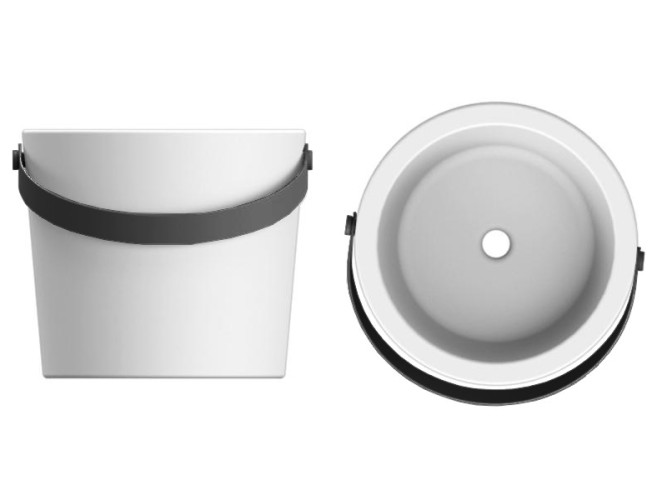 Раковина накладная Scarabeo BUCKET 8803NS