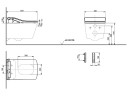 Сиденье-биде электронное с пультом TOTO SW Auto Flush TCF804C2Z#NW1