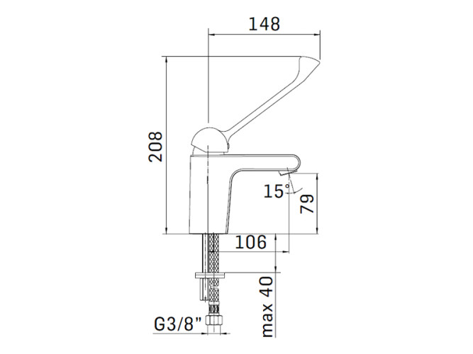 Смеситель для раковины MAMOLI LOGOS 4666H1300001
