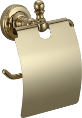 31030-E Б/держатель с крышкой (ЗОЛОТО) GANZER (20/1шт)