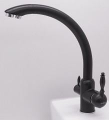 15003-C2 Смес. для кухни под фильт. выс. C-обр. (АНТРАЦИТ) ViEiR (10/1шт)