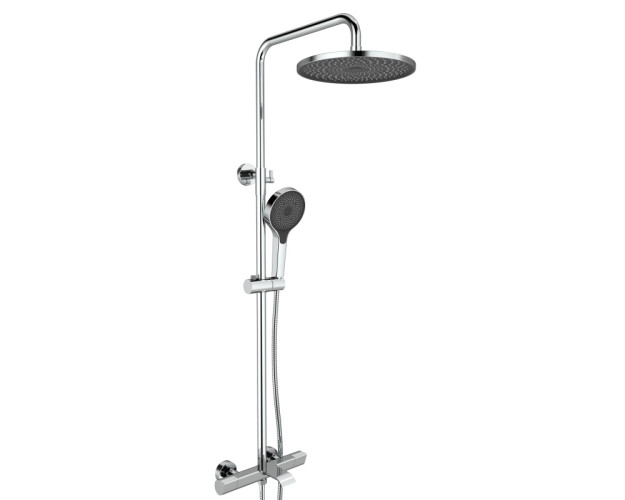 343561 Душевая система с термостатом (ХРОМ) ViEiR (5/1шт)