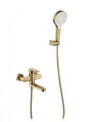 06132-S Смеситель од. для ванны кор. (Мат. Золото) GANZER (8/1шт)