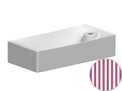 Раковина накладная/  подвесная Scarabeo SOFT-HUNG-CUBE 1501/RER