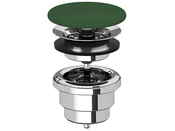 Выпуск для раковины с керамической накладкой CIELO SIWA PIL01 AL