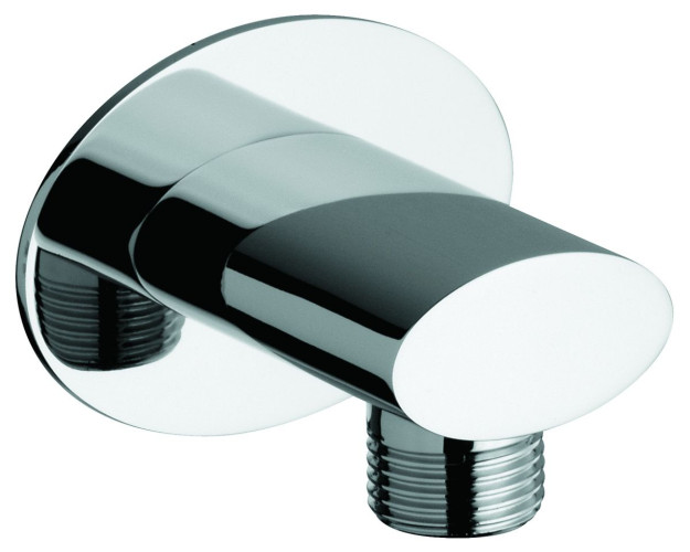 Emmevi, овальный вывод из стены на 1/2 ММ, латунь, цвет хром