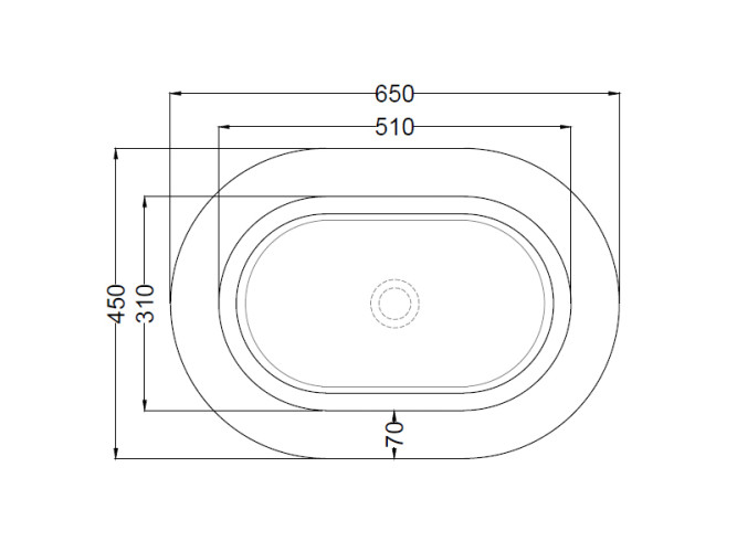 Накладка на выпуск CIELO AMEDEO AMPILO LN