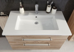 Puris Cool line, раковина керамическая 900 мм, цвет белый