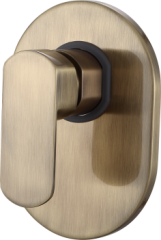 5101-D Смеситель вст. для душа ОВАЛ (БРОНЗ) GANZER (10/1шт)