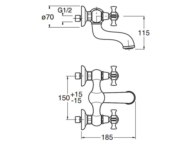 Смеситель для раковины CRISTINA CANOVA CN41234