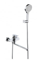 06141 Смеситель од. для ванны дл. (ХРОМ) GANZER (8/1шт)