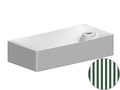 Раковина накладная/  подвесная Scarabeo SOFT-HUNG-CUBE 1501/REV