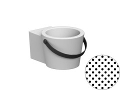 Раковина накладная/ подвесная Scarabeo BUCKET 8802NS/SENR