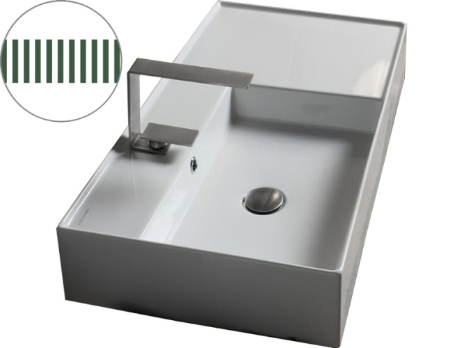 Раковина накладная/ подвесная Scarabeo TEOREMA 2.0 5115/REV