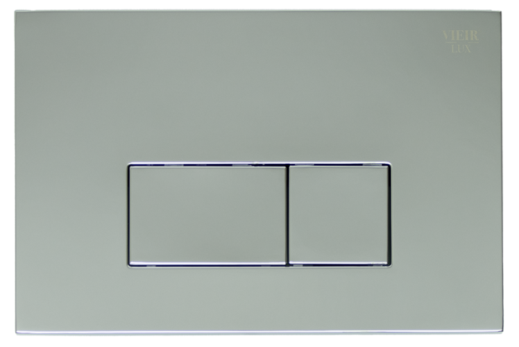 Кнопка для инсталляции с КВАД клав. (ХРОМ)  ViEiR  (50/1шт).