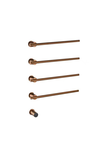 96064-R Встроенный ЭЛ. П-сушител на 4 полки (Роз. Золото)  GANZER (3/1шт)