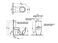 Чаша унитаза HATRIA LE FIABE Y1E801