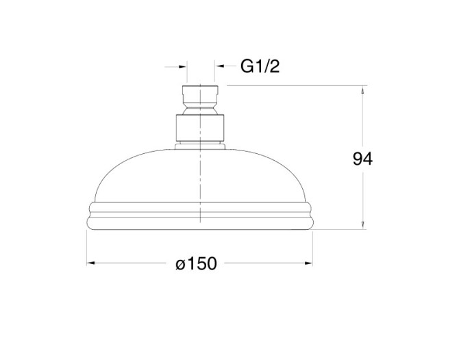 Верхний душ CRISTINA SANDWICH PD01852