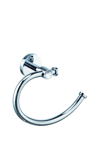 Sanibano Sahara, полотенцедержатель - полукольцо, цвет хром-кристаллы Swarovski crystal