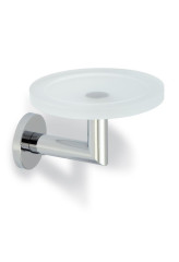 Stil Haus Medea, настенная стеклянная мыльница, цвет хром