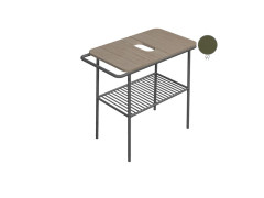 Консоль с деревянной столешницей Scarabeo FUJI 6018NROP/97