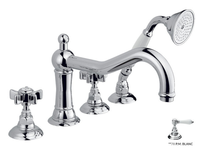 Смеситель на борт ванны NICOLAZZI P.M.BLANC 1449CR78