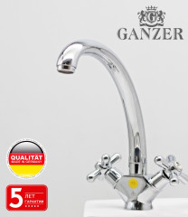 13021 Смеситель двухвентельный для кухни &quot;GANZER&quot;  (10/1шт)