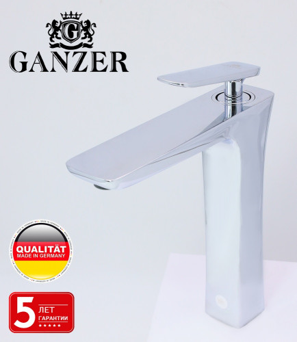 51012 Смеситель для умыв. (ВЫСОКИЙ) "GANZER"  (10/1шт)