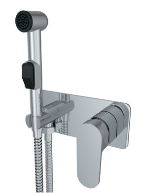 283553 Комплект скрыт. монтажа для биде квадрат. (ХРОМ) ViEiR  (10/1шт)