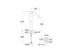Смеситель для раковины CRISTINA PiC PM22224