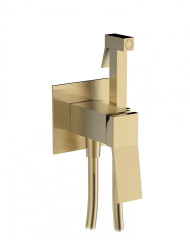 05157-S Смеситель встраиваемый с ГИГ. душом (Мат. Золото) GANZER (10/1шт)